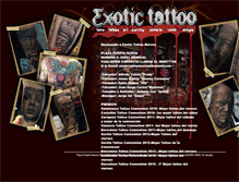 Tablet Screenshot of exotictattoomurcia.com